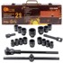 Udarni nasadni ključevi 3/4"17-50 mm6-kraki21 kom